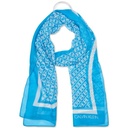 Pashmina con estampado logo