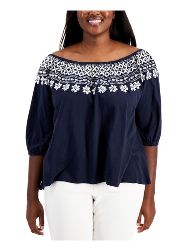 Blusa con hombros descubiertos