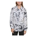 Blusa teñida anudada con bolsillos