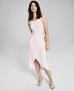 Vestido lipán de punto con lazo lateral