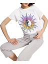 T-shirt con estampado de sol