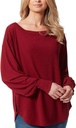Blusa de puños fruncidos