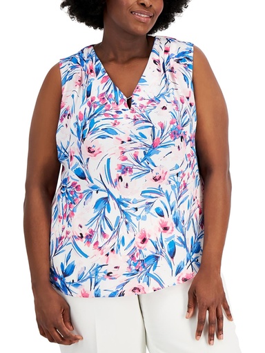 Blusa con estampado floral