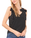 Top estampado con pajarita