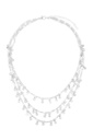 Collar de cadenas pequeñas a capas