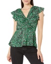 Blusa con estampado de cebra