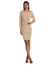 Vestido drapeado con cinturón
