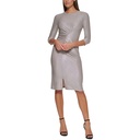 Vestido tubo metalizado