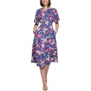Vestido con estampado de flamencos