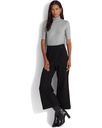 Blusa de cuello alto metálica