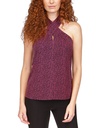 Top halter con microestampado