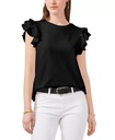 Blusa con volantes escalonados