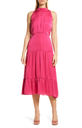 Vestido sin mangas con cuello alto