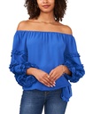 Blusa con ribete de volantes