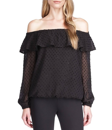 Blusa con hombros descubiertos
