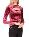 Blusa de terciopelo de manga larga
