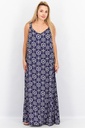 Vestido maxi con estampado medallones