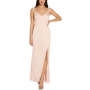 Vestido con escote en V con volantes