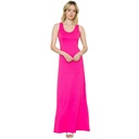 Vestido maxi de punto con abertura
