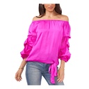 Blusa con manga de burbuja