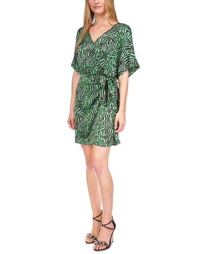 Vestido con estampado de cebra