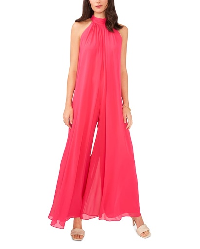 Overall con cuello alto anudado