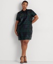 Vestido a cuadros con lentejuelas