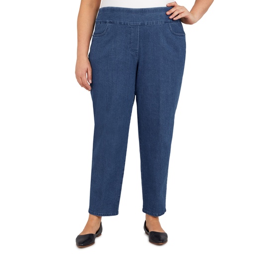 Jeans con bolsas de simulación 