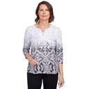 Blusa de medallón degradado