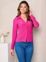 Blusa camisera con textura