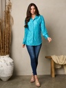 Blusa camisera de seda