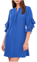 Vestido con mangas de volantes