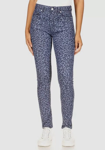 [1390452] Jeans skinny con animalprint