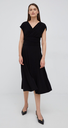 Vestido trapeado con cuello en V