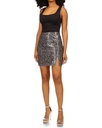 Mini Falda con lentejuelas animal print