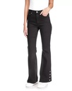 Jeans flare con botones