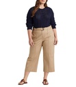 Pantalón capri con cinturón