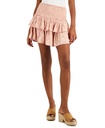 Falda floral escalonada