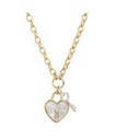 Collar con llave de circonita cúbica