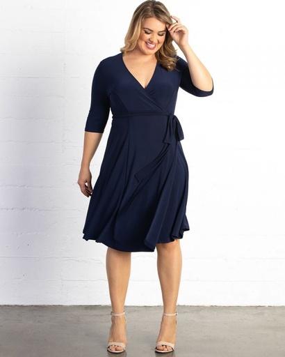Vestido cruzado Essential Marine