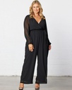 Overall de chiffon Noir