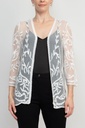 Chaqueta de encaje floral