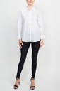 Blusa camisera con botones de perlas 