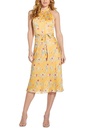 Vestido halter con estampado floral 