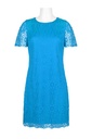 Vestido recto de encaje 