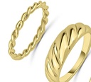 Anillos de doble banda muy pulido