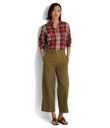 Camisera con efecto arrugado a cuadros