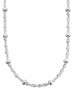 Cadena de plata con cuentas