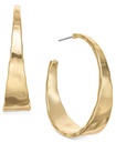 Aretes de aro medianos de metal