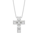 Collar con colgante de cruz